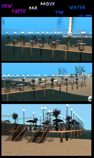 New Coffe Bar Above the water